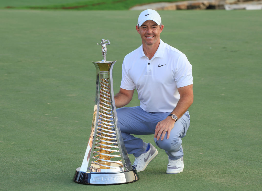 Rory wins the DP World Tour title for a fifth time.