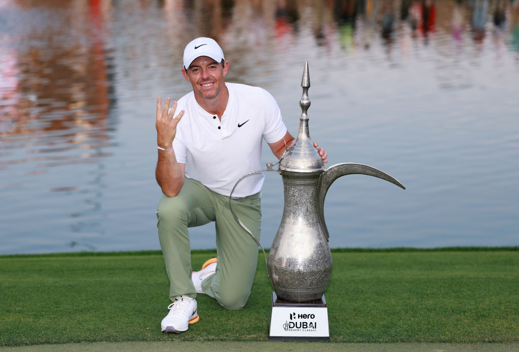 Rory wins the tournament for the 4th time.